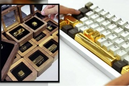 Công nghệ thông tin - Công ty gây "sốc" khi thưởng nhân viên keycap bàn phím bằng vàng ròng