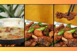 Thịt vịt làm món này giòn rụm, thơm nức, ngon xuất sắc