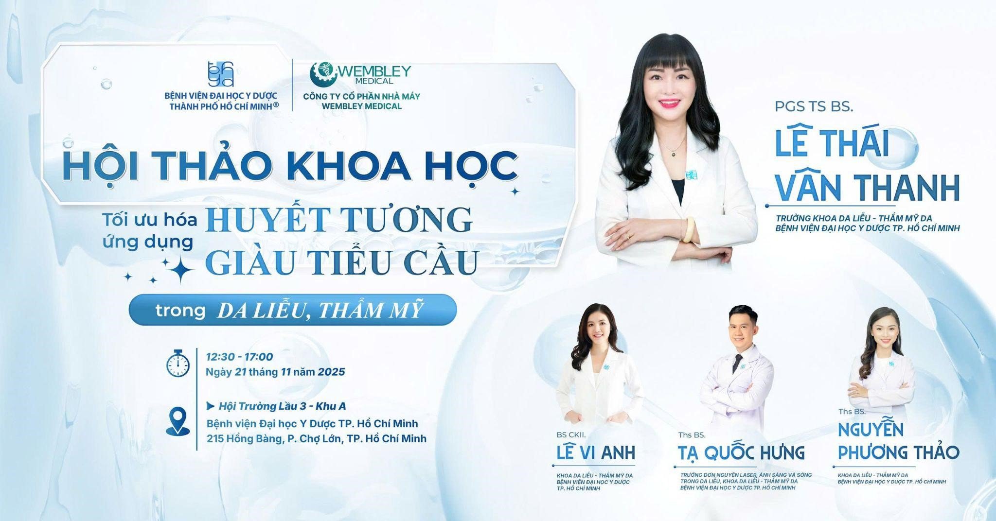 Hội thảo quy tụ các chuyên gia Da liễu hàng đầu Việt Nam