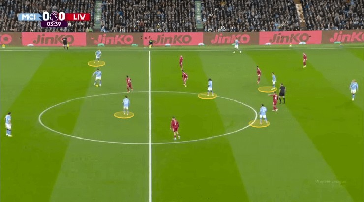 Doku chơi vị trí trung tâm ở trận gặp Liverpool