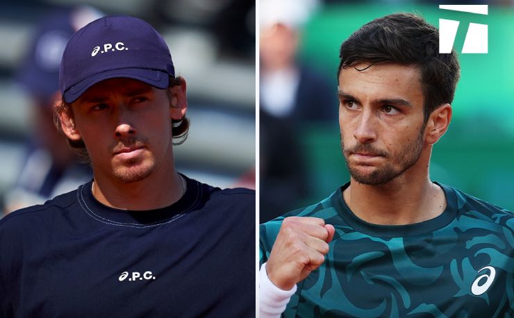 Musetti (bên phải) dường như chưa thực sự là chính mình tại ATP Finals 2025