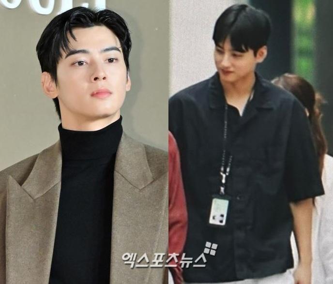 Cha Eun-woo (trái) và em trai