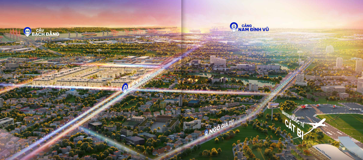 Lumira Ville hội tụ mọi dòng chảy giao thương khi liền kề cả cảng – sân bay, đường sắt xuyên Á và khu công nghiệp