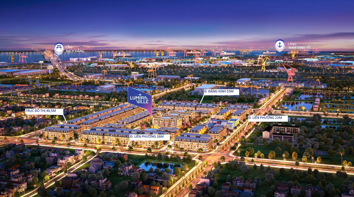 Vị trí tứ trụ kim cương – cơ sở hình thành một HUD thương mại dịch vụ cùng Đông Hải thành trung tâm giao thương toàn cầu