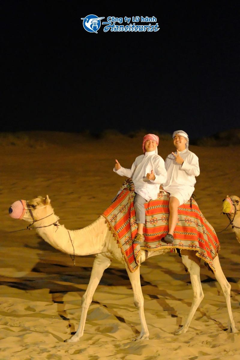 MC Lê Anh trải nghiệm tại sa mạc Safari cùng Hanoitourist