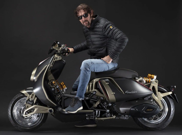 Italjet Roadster 400 ra mắt - "quái thú" phong cách Steampunk ấn tượng bậc nhất - 3
