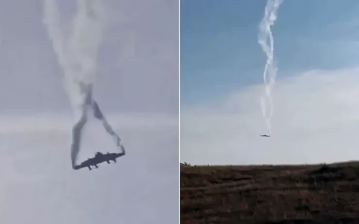 Máy bay quân sự Thổ Nhĩ Kỳ rơi xuống Georgia ngày 11-11. Nguồn: THE TIMES OF ISRAEL