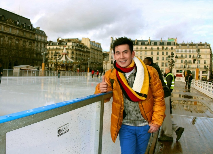 Anh Trường trong chuyến du lịch năm 2015. Ảnh: NVCC