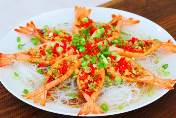 Chỉ 10 phút có ngay món tôm hấp miến siêu ngon, thơm nức