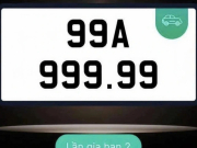 Biển số 99A-999.99 của Bắc Ninh chốt giá gần 28 tỷ đồng, liệu có lại bỏ cọc?