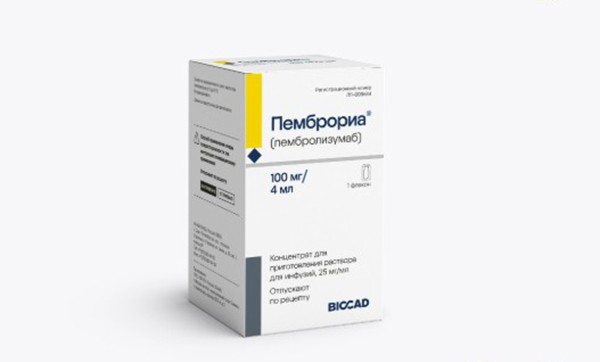 Thuốc Pembroria của Nga. Ảnh: Biocard