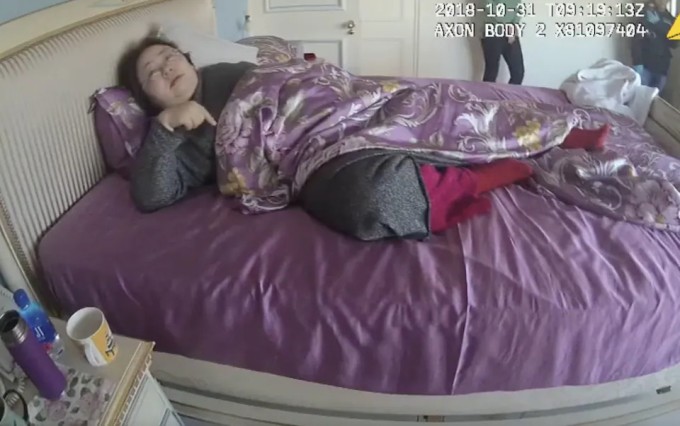 Qian bị cảnh sát bắt lần đầu hồi năm 2018. Ảnh: UK Press