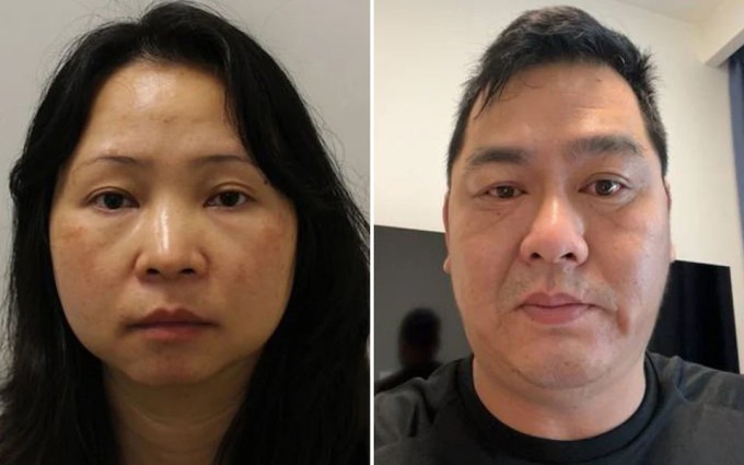 Hai đồng phạm của Qian, Wen (trái) và Seng Hok Ling. Ảnh: UK Press