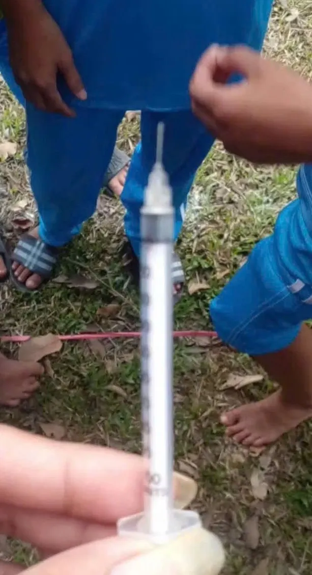 Hình ảnh lan truyền khiến người dân lo lắng. Ảnh: CA