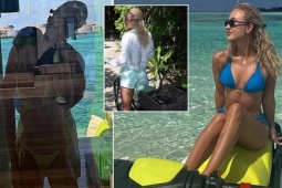 Người đẹp quần vợt khoe ảnh nhạy cảm với bạn trai trên du thuyền