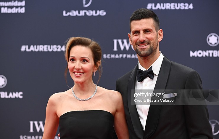 Jelena luôn là hậu phương vững chắc, đồng hành cùng Djokovic trên mọi chặng đường