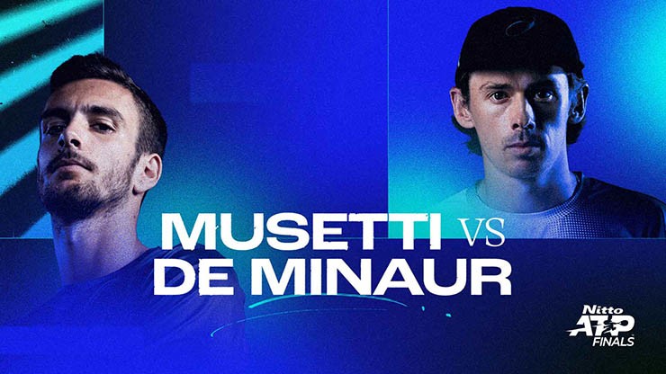 Video tennis Musetti - De Minaur: So tài hấp dẫn, 3 set căng thẳng (ATP Finals) - 1