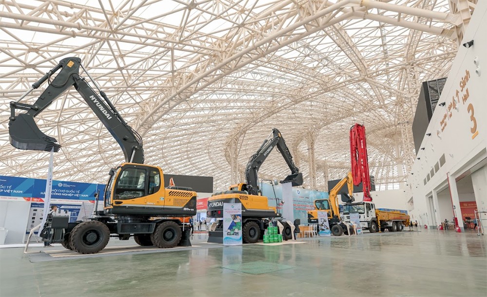 Những cỗ máy khổng lồ quen thuộc với ngành xây dựng của Hyundai