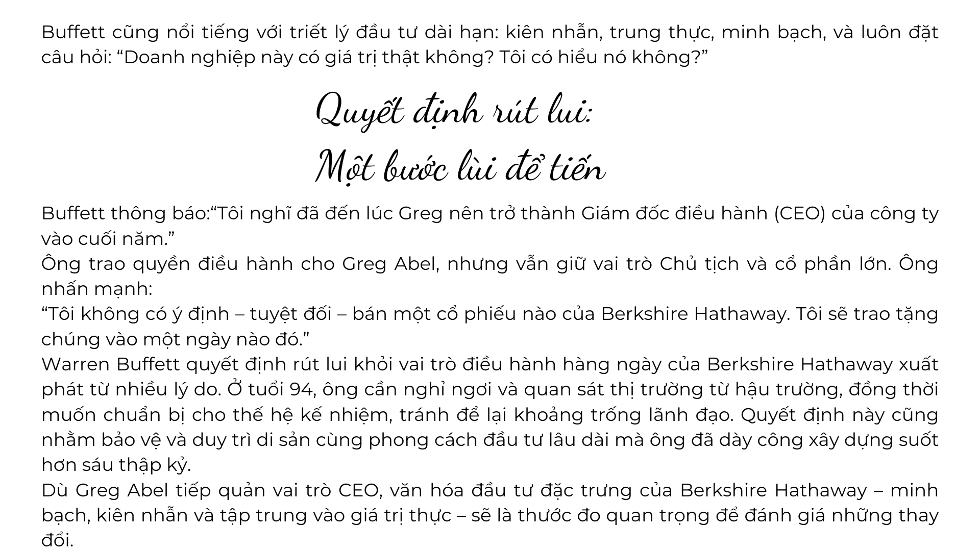 Huyền thoại tỷ đô Warren Buffett rời sân khấu: Ai sẽ kế vị “Nhà tiên tri xứ Omaha”? - 15