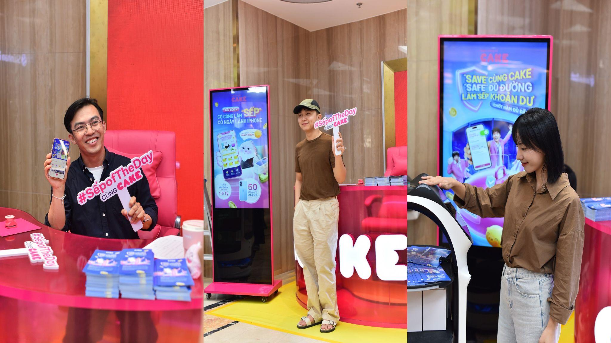 Đến với sự kiện, khách tham quan được trải nghiệm nhiều hoạt động như chụp ảnh check-in trên “ghế nóng”, tương tác với robot AI...