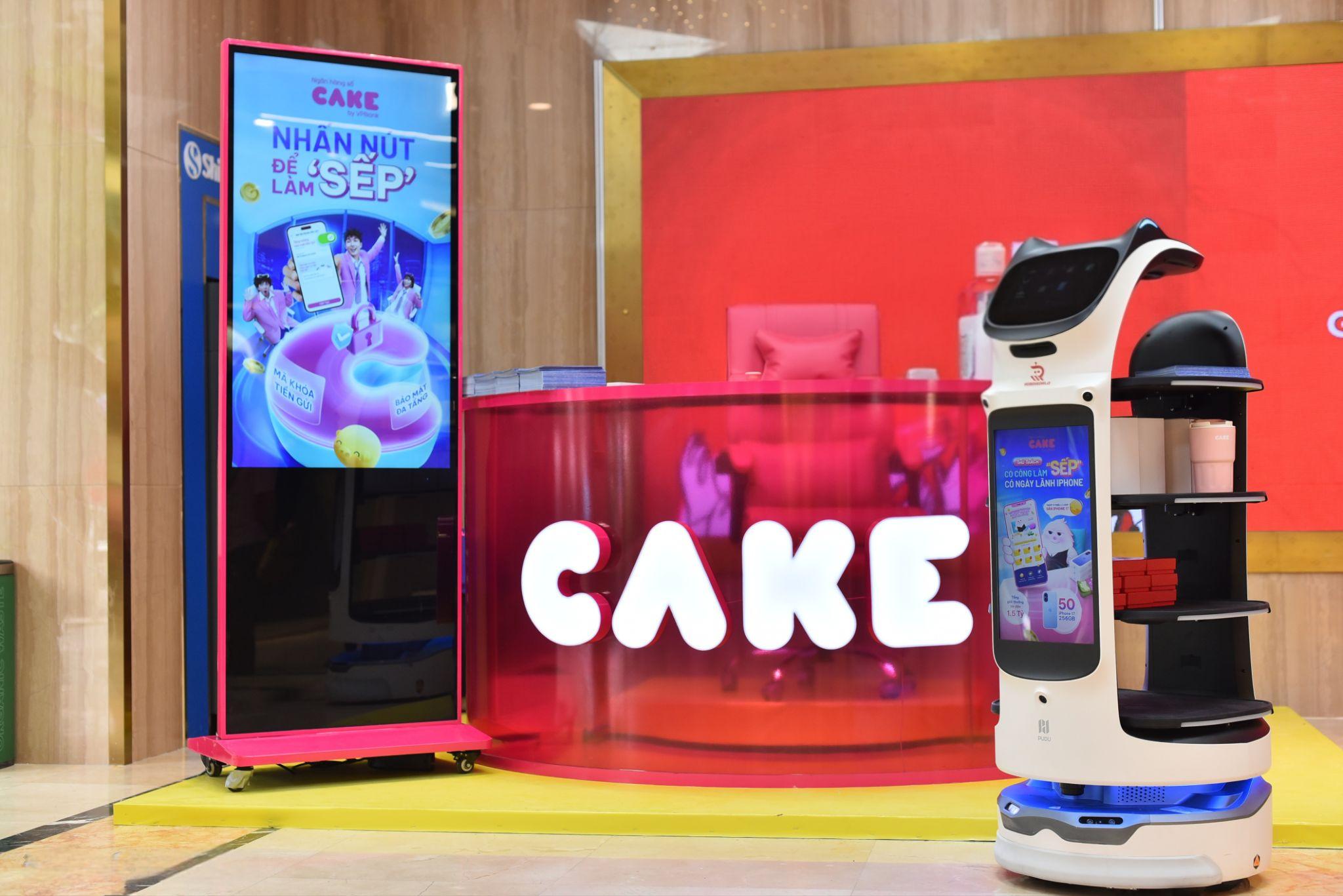 Không gian trải nghiệm “Ngày hội lên chức sếp khoản dư” của ngân hàng số Cake