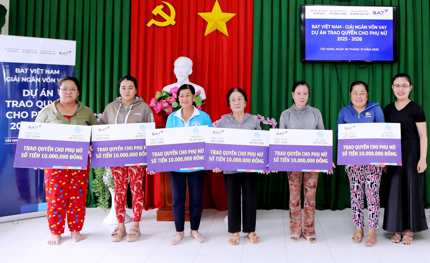 Chương trình “Trao quyền cho phụ nữ” được tái khởi động tại 3 xã Đông Thành, Mỹ Quý và Nhơn Hòa Lập, tỉnh Tây Ninh.