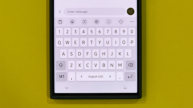 Bàn phím trên One UI.