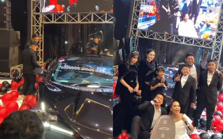 Chiếc siêu xe đắt đỏ được doanh nhân tặng cho con trai. Ảnh: Khaosod