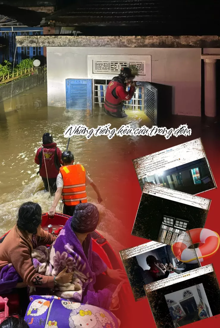 Đội SOS 75 ở Huế: 'Nghe bà con kêu cứu, chúng tôi không biết mệt mỏi' - 1