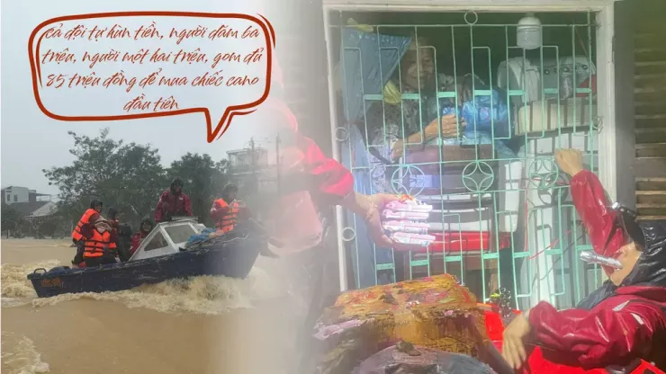 Đội SOS 75 ở Huế: 'Nghe bà con kêu cứu, chúng tôi không biết mệt mỏi' - 9