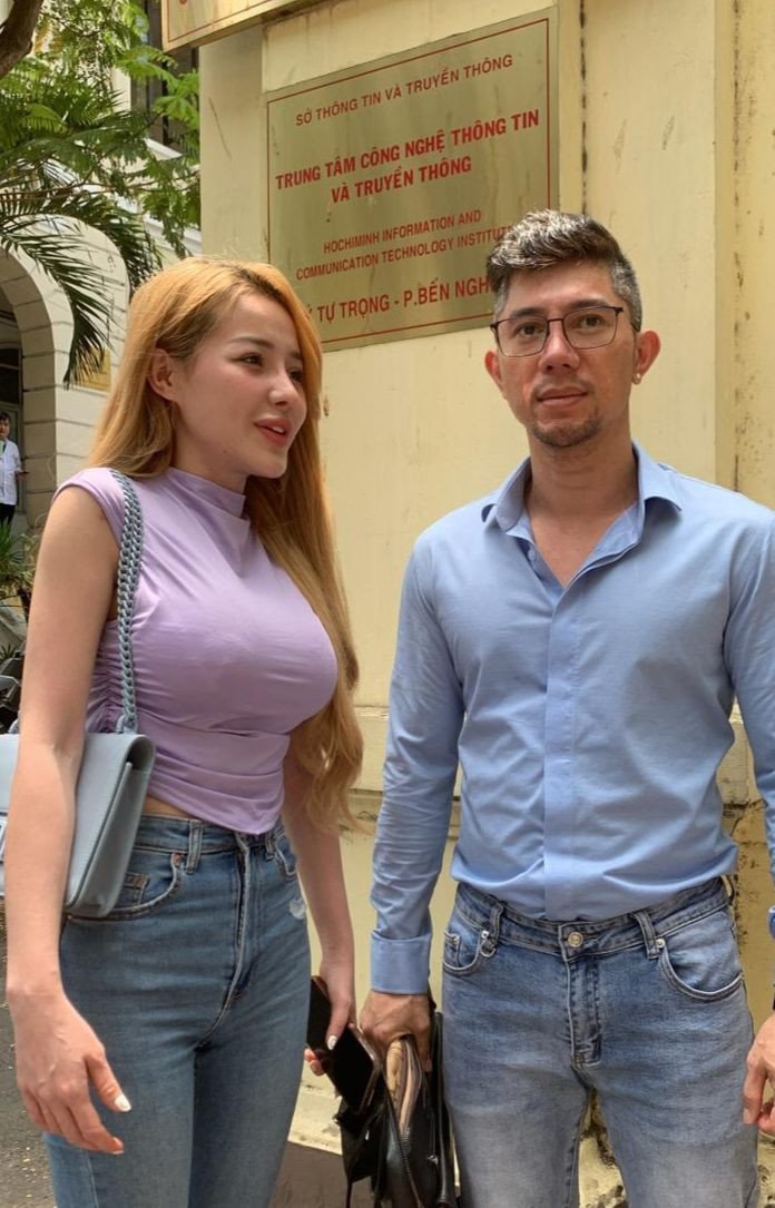 Vợ chồng nhạc sĩ Lương Bằng Quang và DJ Ngân 98. Ảnh: Tư liệu