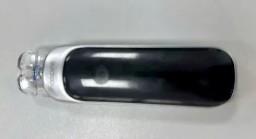 Sản phẩm thuốc lá điện tử mà nam thanh niên 17 tuổi đã sử dụng trước khi nhập viện cấp cứu. Ảnh: BVCC