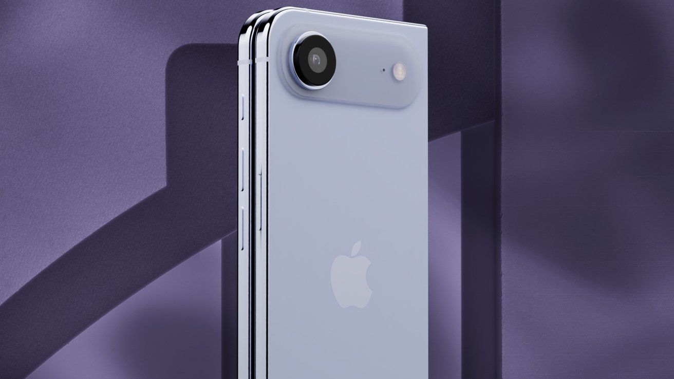 Ảnh concept iPhone màn hình gập.