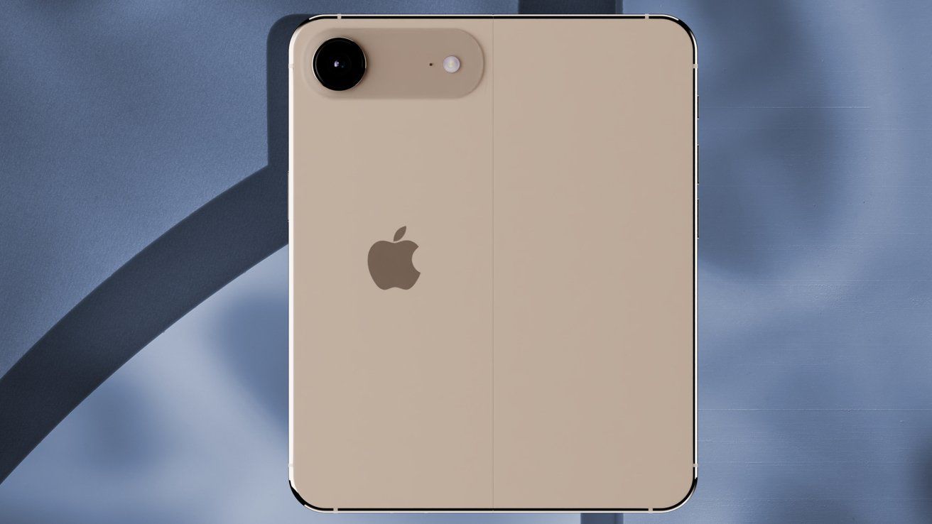 Ảnh concept iPhone màn hình gập.
