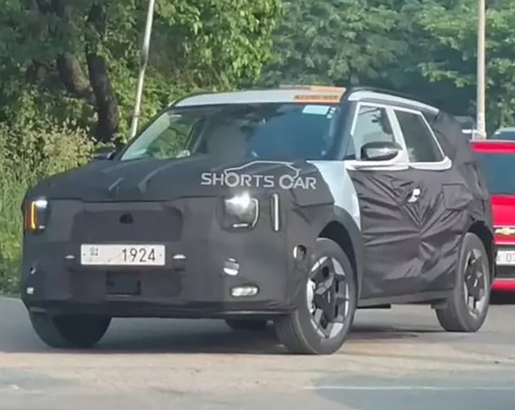 Kia Seltos thế hệ tiếp theo lộ ảnh chạy thử tại Hàn Quốc. Ảnh: Shorts Car