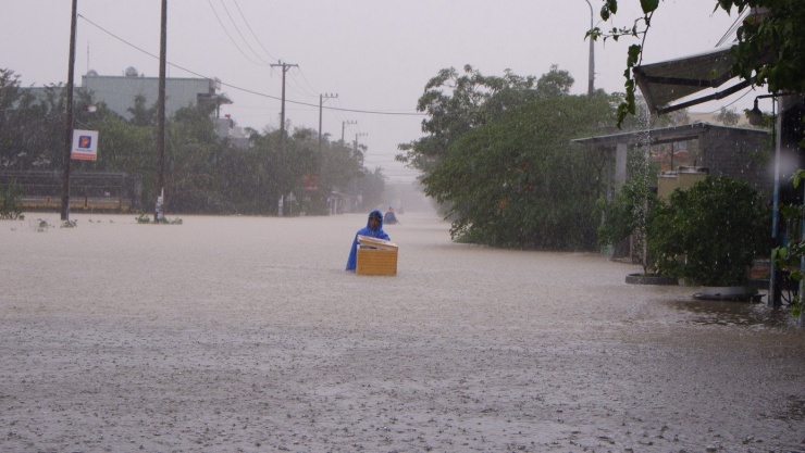 Đà Nẵng là khu vực hứng chịu mưa lớn nhất trong đợt này.
