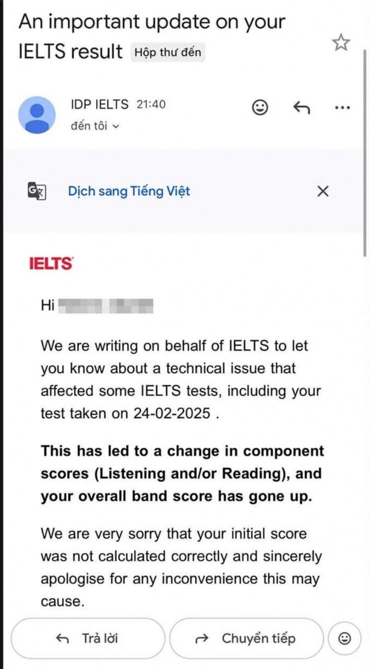 Vì sao nhiều thí sinh phải điều chỉnh điểm thi IELTS? - 1