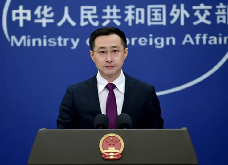 Phát ngôn viên Bộ Ngoại giao Trung Quốc Lâm Kiếm. Ảnh: BỘ NGOẠI GIAO TRUNG QUỐC