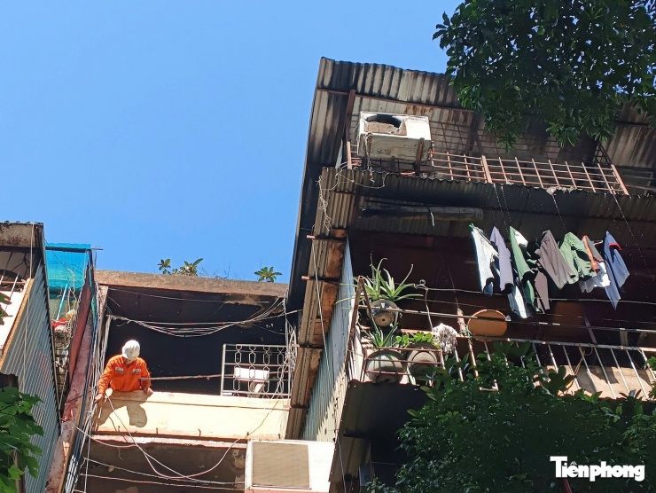 Căn phòng xảy ra hỏa hoạn.