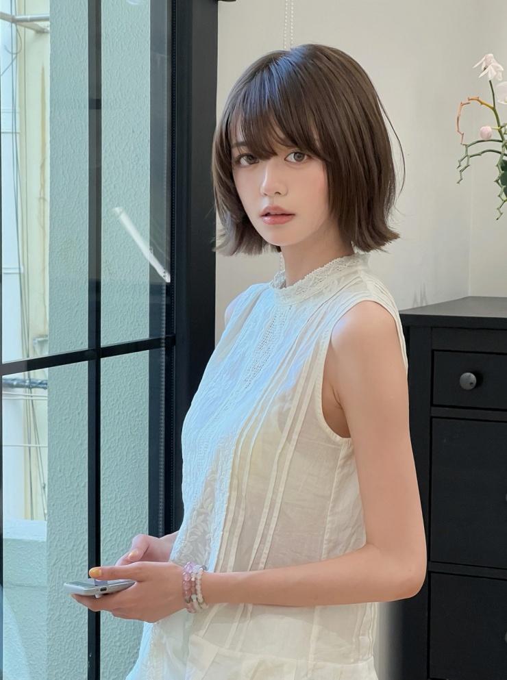 Khán giả nhận xét Bạch Dực Nhữ nổi bật với đôi mắt to.