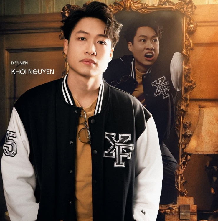 Khôi Nguyên trong vở mới "Bắt cá ba tay" - tên cũ là "Số đào hoa". Ảnh: Sân khấu kịch Hồng Vân