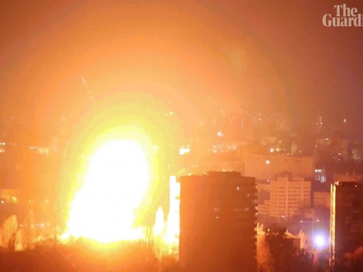 Thế giới 24h: Hình ảnh Kiev trong "bão lửa" từ gần 450 UAV, tên lửa Nga