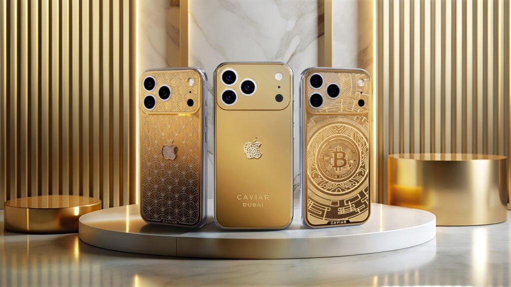 Bộ sưu tập Gold Collection cho iPhone 17 của Caviar