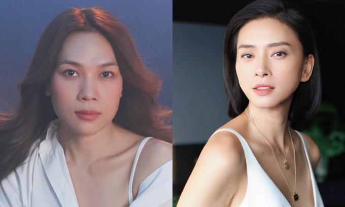 Ca sĩ Mỹ Tâm (trái) và diễn viên Ngô Thanh Vân. Ảnh: Nhân vật cung cấp