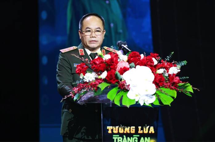 Trung tướng Nguyễn Thanh Tùng, Giám đốc Công an TP Hà Nội, phát biểu tại họp báo