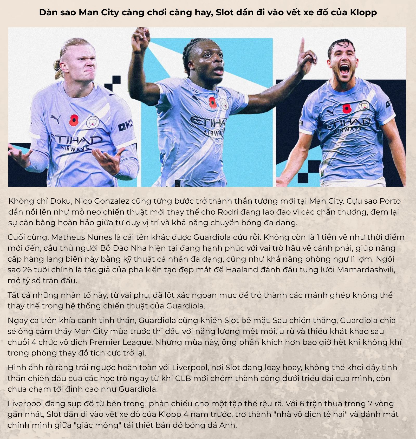 Guardiola đập tan ảo mộng về Arne Slot, Man City kéo Liverpool trở lại mặt đất - 11