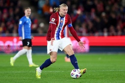 Video bóng đá Na Uy - Estonia: Haaland - Sorloth bùng nổ, vé vàng cận kề (Vòng loại World Cup)