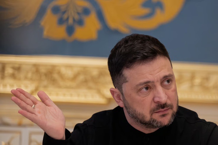 Tổng thống Ukraine Volodymyr Zelensky hiện đang đối mặt với một trong những sức ép lớn nhất trong nhiệm kỳ. Ảnh: Getty Images.
