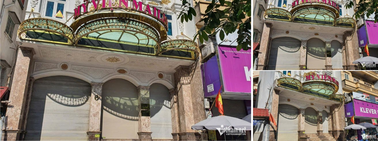 Thẩm mỹ viện Mailisa tại số 6 đường Nguyễn Khánh Toàn chưa có dấu hiệu niêm phong nhưng đóng cửa im lìm.