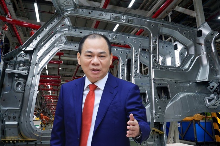 Tỷ phú Phạm Nhật Vượng hướng tới mục tiêu tự chủ sản xuất thép cho ô tô, dự án công nghiệp, đường sắt tốc độ cao